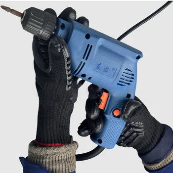 Антивибрационная защитная перчатка, Амортизирующая перчатка для ударного сверления, Каменная дрель, защищающая суставы, Износостойкие рабочие рукавицы Изображение 2