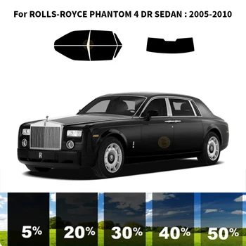 Предварительно Обработанная нанокерамика car UV Window Tint Kit Автомобильная Оконная Пленка Для ROLLS-ROYCE PHANTOM 4 DR СЕДАН 2005-2010