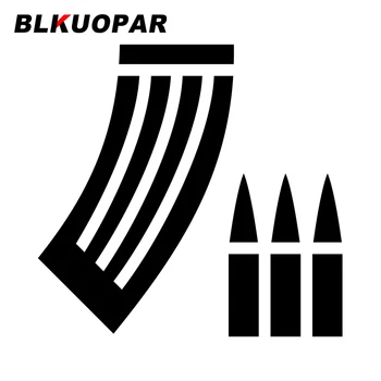 BLKUOPAR для Магазина Пулеметов Автомобильные Наклейки Водонепроницаемые Модные Наклейки, Устойчивые К Царапинам, Креативный Декор Шлема для Багажника
