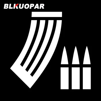 BLKUOPAR для Магазина Пулеметов Автомобильные Наклейки Водонепроницаемые Модные Наклейки, Устойчивые К Царапинам, Креативный Декор Шлема для Багажника Изображение 2