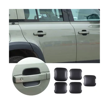 Для Land Rover Defender 110 2020-2023 Автомобильные Наружные Дверные Ручки, Крышка Чаши Боковой Двери, Аксессуары Для Отделки, 5ШТ Матово-Черный Изображение 2
