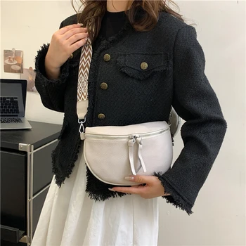 Однотонная маленькая сумка из искусственной кожи для ежедневных поездок на работу, простая женская сумка через плечо с металлической пряжкой через плечо