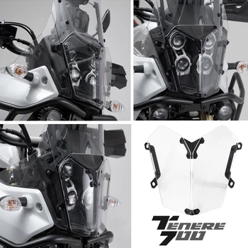 Аксессуары Для Мотоциклов Yamaha Tenere 700 TENERE 700 Tenere700 2022 2021 2020 Акриловый Протектор Фары Защитная Крышка Объектива Изображение 2