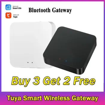 Tuya Smart Wireless Bluetooth Gateway Hub Bridge Таймер умного дома Расписание Smart Life Пульт дистанционного управления Работа с Alexa Google Home