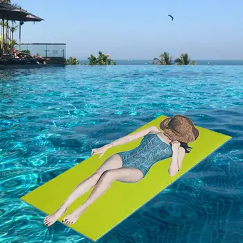 Водный плавающий коврик, матрас для отдыха, плот для бассейна, Высокоплотный прочный коврик для взрослых, кровать для летней вечеринки на открытом воздухе Изображение 2