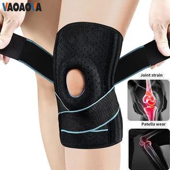 1 шт Регулируемые наколенники с боковыми стабилизаторами Эффективно снимают разрыв мениска При артрите Поддержка колена для облегчения боли в суставах