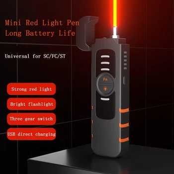 Ручка-тестер волоконно-оптического волокна VFL с красным светом, ручка-тестер оптического волокна с красным светом, визуальный локатор неисправностей Изображение 2