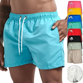 Быстросохнущие мужские шорты Summer Beach Hot Y2K с быстрым нанесением поверх оригинального стиля Hot Style
