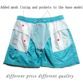 Быстросохнущие мужские шорты Summer Beach Hot Y2K с быстрым нанесением поверх оригинального стиля Hot Style Изображение 2