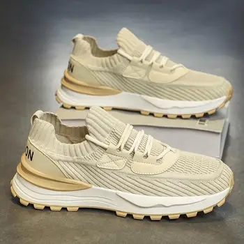 Мужская обувь 2023, Новый модный бренд, повседневная осенняя дышащая мужская спортивная обувь для мальчиков для путешествий, Увеличенная Daddy Tide Shoes