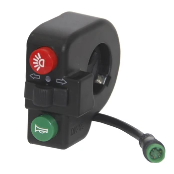 Переключатель звукового сигнала левой и правой фар, комбинированный переключатель с водонепроницаемой клеммной головкой DK15