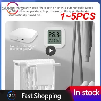 1 ~ 5ШТ Датчик температуры и влажности Tuya, датчик холодильника, мини-ЖК-цифровой дисплей, bluetooth-совместимый термометр