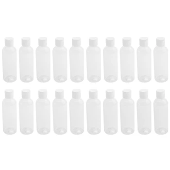 20 штук пластиковых бутылок для шампуня по 100 мл, Пластиковые бутылки для путешествий, контейнер для косметического лосьона