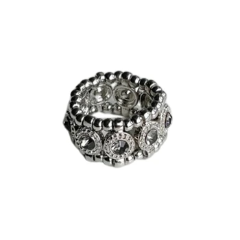 Эластичные кольца для пальцев Телескопические эластичные кольца для пальцев из бисера Уникальные обручальные кольца для женщин Изображение 2