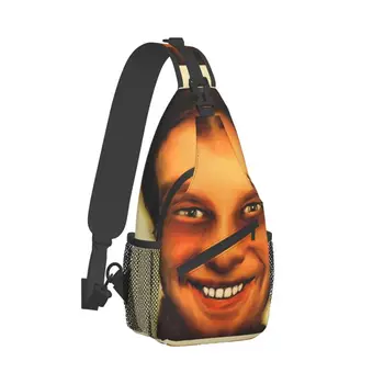 Крутые сумки-слинги Aphex Twin для путешествий, мужской нагрудный рюкзак через плечо, наплечный рюкзак