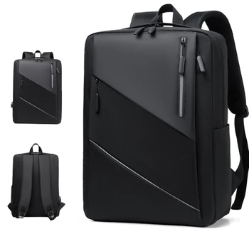 Многофункциональный мужской рюкзак, противоугонная деловая сумка для ноутбука с интерфейсом USB, повседневная школьная сумка, водонепроницаемый рюкзак для путешествий