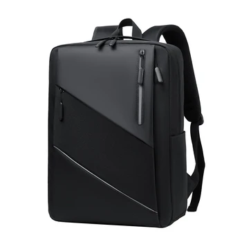 Многофункциональный мужской рюкзак, противоугонная деловая сумка для ноутбука с интерфейсом USB, повседневная школьная сумка, водонепроницаемый рюкзак для путешествий Изображение 2