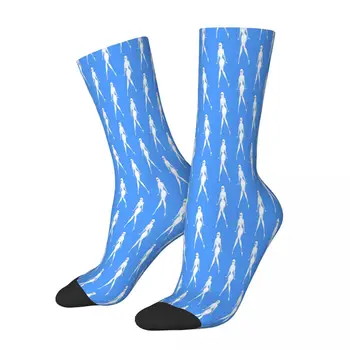 Призрачный Пин-Ап Pinup Sock Носки Мужские Женские Полиэстеровые Чулки Настраиваемые Забавные Изображение 2