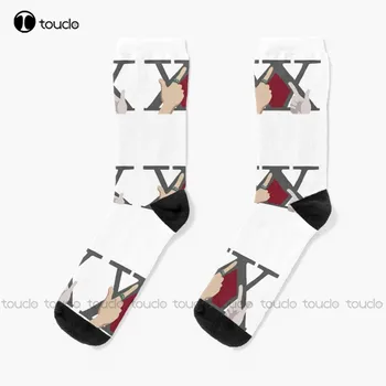 Носки с японским аниме Fanart, мужские носки, Персонализированные Пользовательские носки Унисекс для взрослых, подростков, молодежи, Цифровая печать 360 °, Рождественский подарок
