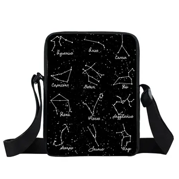 Двенадцать Созвездий, Знак Зодиака, сумка-мессенджер, женская сумка, женские сумки через плечо, сумки для девочек, дорожная сумка Изображение 2