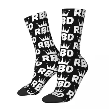 Модные Мужские носки в стиле хип-хоп Rbd, мексиканский носок, Логотип Rebelde, Графические женские носки, Весна-лето, Осень-зима