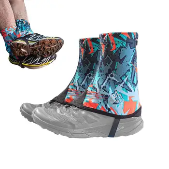 Короткие походные гетры, 2 шт., износостойкие зимние ботинки, гетры для треккинга, гибкие гетры для скалолазания на открытом воздухе, леггинсы для альпинизма Изображение 2