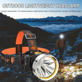 Мощный перезаряжаемый налобный фонарик для рыбалки, светодиодный налобный фонарь Nitecore, фары для кемпинга, Охотничий фонарь, походные передние фонари