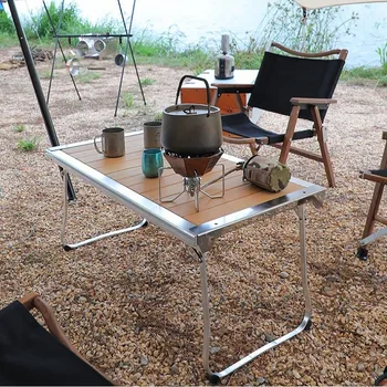 Кемпинг IGT Бесплатный комбинированный стол Открытый складной стол Портативный стол для барбекю для пикника Многофункциональный стол IGT