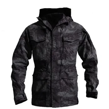 Походная осенняя армейская куртка Зимняя водонепроницаемая мужская одежда Ветровка Тактическая Износостойкая, куртки ветрозащитные,