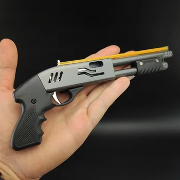 Игрушечный пистолет с резиновой лентой из сплава Мини-Распылитель 8 серий миниатюрных моделей украшений Игрушечный пистолет с мягкой пулей