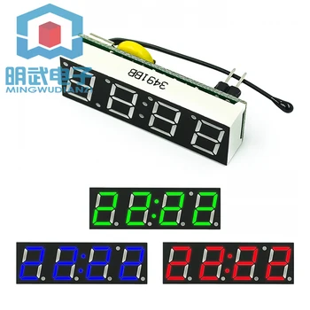 RX8025 DS1302 светодиодные электронные часы высокоточный модуль часов автомобильные часы температура светящегося автомобиля