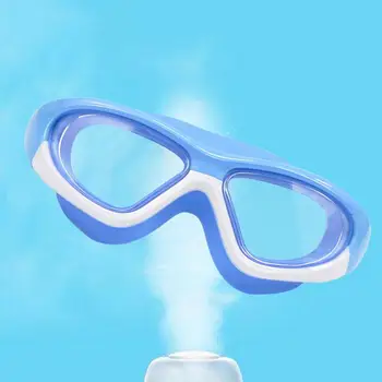 Плавательные очки для детей, затычки для ушей, Защитные очки для плавания для малышей, плавательные очки с защитой от запотевания, водонепроницаемые, защищающие от ультрафиолета, для Изображение 2