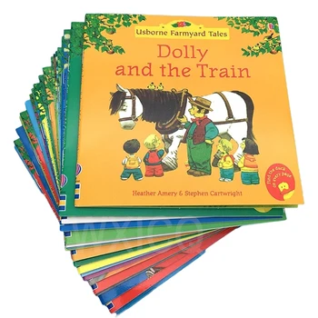 Usborne English Picture Book Farm Storybook Series Из 20 томов Предоставляет аудио-учебные материалы для детей на каждом этапе Изображение 2