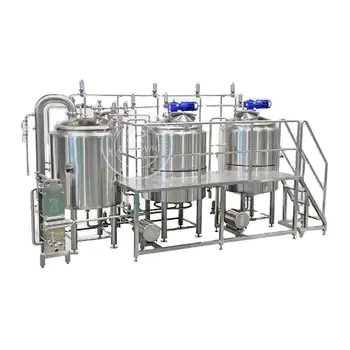 оборудование для крафтовой пивоварни наноразмерного объема объемом 200 л комплектная система варки пива, поставляемая с готовыми решениями, обеспечивает Изображение 2