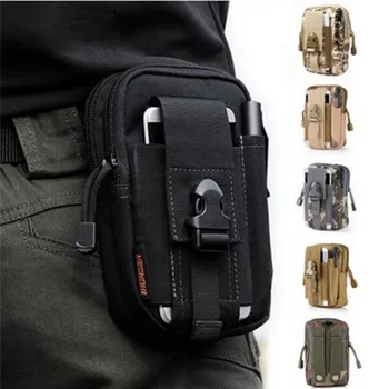 Мужская тактическая сумка Molle, поясная сумка, маленький карман, военная поясная сумка, сумка для бега, дорожные сумки для кемпинга, мягкие