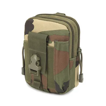Мужская тактическая сумка Molle, поясная сумка, маленький карман, военная поясная сумка, сумка для бега, дорожные сумки для кемпинга, мягкие Изображение 2