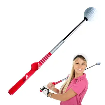 Тренировочная палка с выдвижными качелями для гольфа, ассистент звукорежиссера для занятий гольфом, тренировочная палка для осанки в помещении для мужчин и женщин