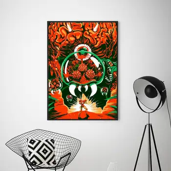 Игра M-METROID Принты плакатов, настенные панно, украшения для дома в гостиной, Маленькие Изображение 2