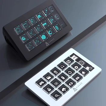 Ajazz AKP153 Клавиатура на консольной панели, программируемый контроллер, клавиатуры для быстрой настройки контроллера, клавиатура быстрого доступа на рабочем столе, маленький помощник Изображение 2