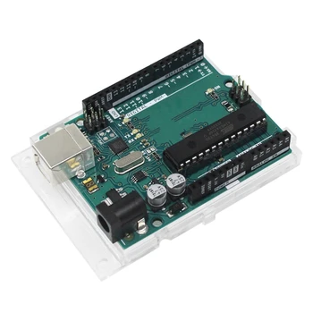 1 шт. для Arduino UNO R3 плата разработки Atmega328p 32KB Arduino MCU Материнская плата для обучения программированию на языке C Проста в использовании