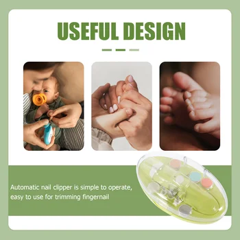 Детские кусачки для ногтей Электрические автоматические портативные перезаряжаемые для ногтей для новорожденных Изображение 2