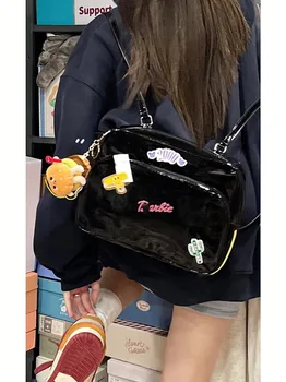 Новый стиль, модный рюкзак Y2k, сумки на плечо для отдыха для девочек, женская школьная сумка для студентов, Повседневная дорожная сумка Изображение 2