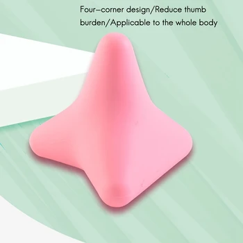 Силиконовый массажный конус с твердым шариком для расслабления поясничной мышцы Спины, шеи, лопаток, ступней, треугольной релаксации для йоги Изображение 2