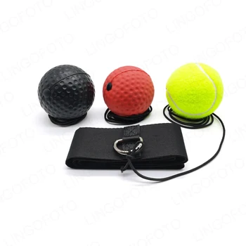 Набор боксерских рефлекторных мячей 3шт Теннисный мяч для тренировки силы и скорости