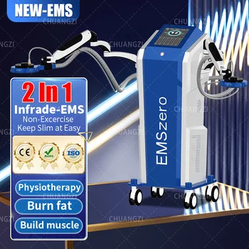 Модернизированная EMSzero 6500W EMS Sculpt Machine Для Лепки Жира, Электромагнитная Стимуляция Мышц Hiemt + EMS Body Countouring Для Салона