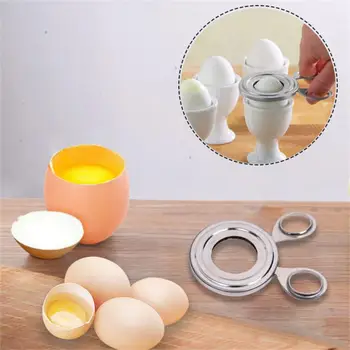 Инструмент, портативный износостойкий кухонный держатель для яиц, удобный, прочный, универсальный, практичный, безопасный для яиц слайсер