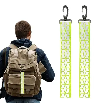 Безопасная светоотражающая подвеска, ремни для связки ключей для рюкзака, Легкий и портативный уличный инструмент для бега, езды на велосипеде