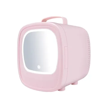 Автомобильный холодильник mini 6L маленькая косметичка с подсветкой холодильник зеркало для макияжа бытовая маска для лица холодильник для сохранения свежести
