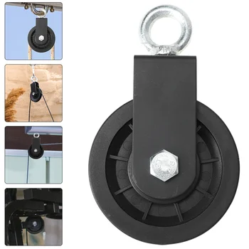 2 шт. Шкивное колесо для кабельной тренажерной приставки к тренажерному залу над дверью Пластиковое Бесшумное подъемное оборудование для фитнеса