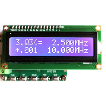 Генератор импульсных сигналов HM338 Digitl VFO источник сигнала si5351 с трехканальным частотным разделением 1 ~ 150 МГц Изображение 2